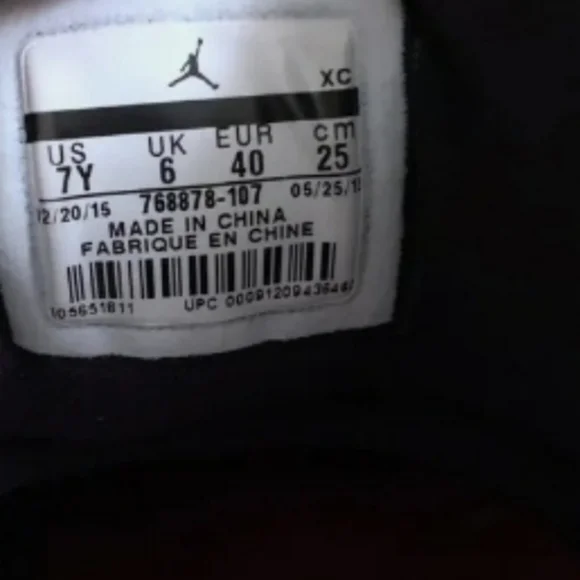 Nike Air Jordan 6 Retro GS 7Y Fuchsia Black White womens sz 8.5 mens 7 768878 - Picture 5 of 6